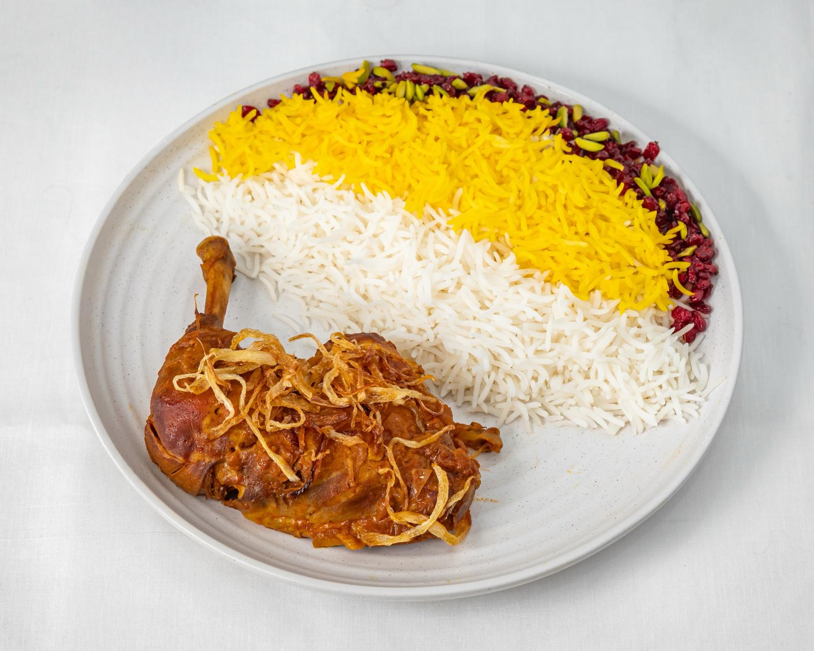 Zereshk Polo with Chicken